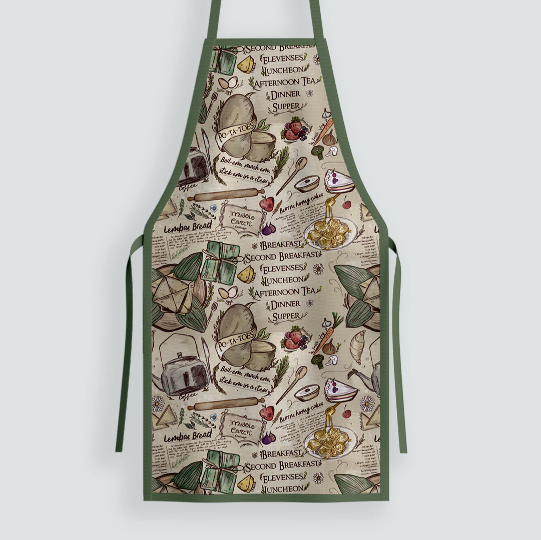 Middle Earth Recipes Fabric