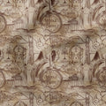 Middle Earth Map Fabric