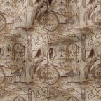 Middle Earth Map Fabric