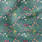 Wildflower Meadow Navy Fabric