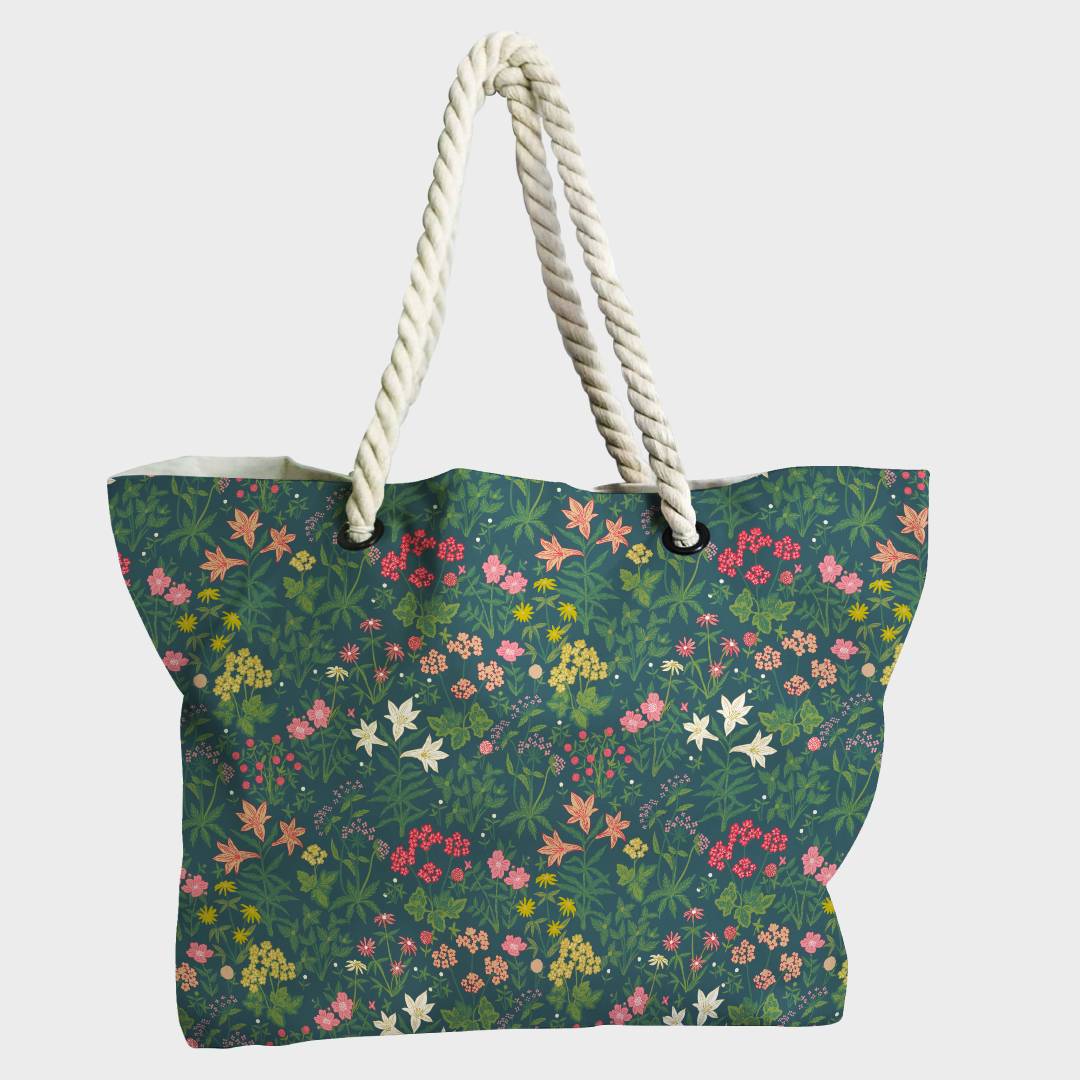 Wildflower Meadow Navy Fabric