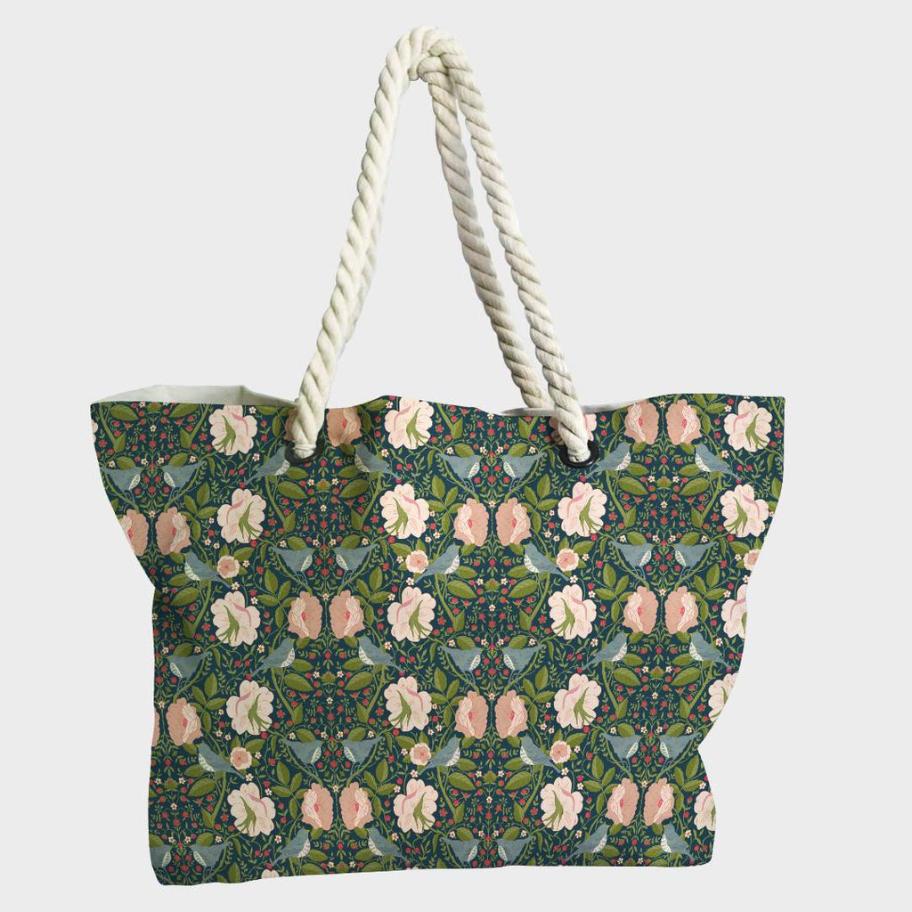 Strawberry Thief Navy Fabric