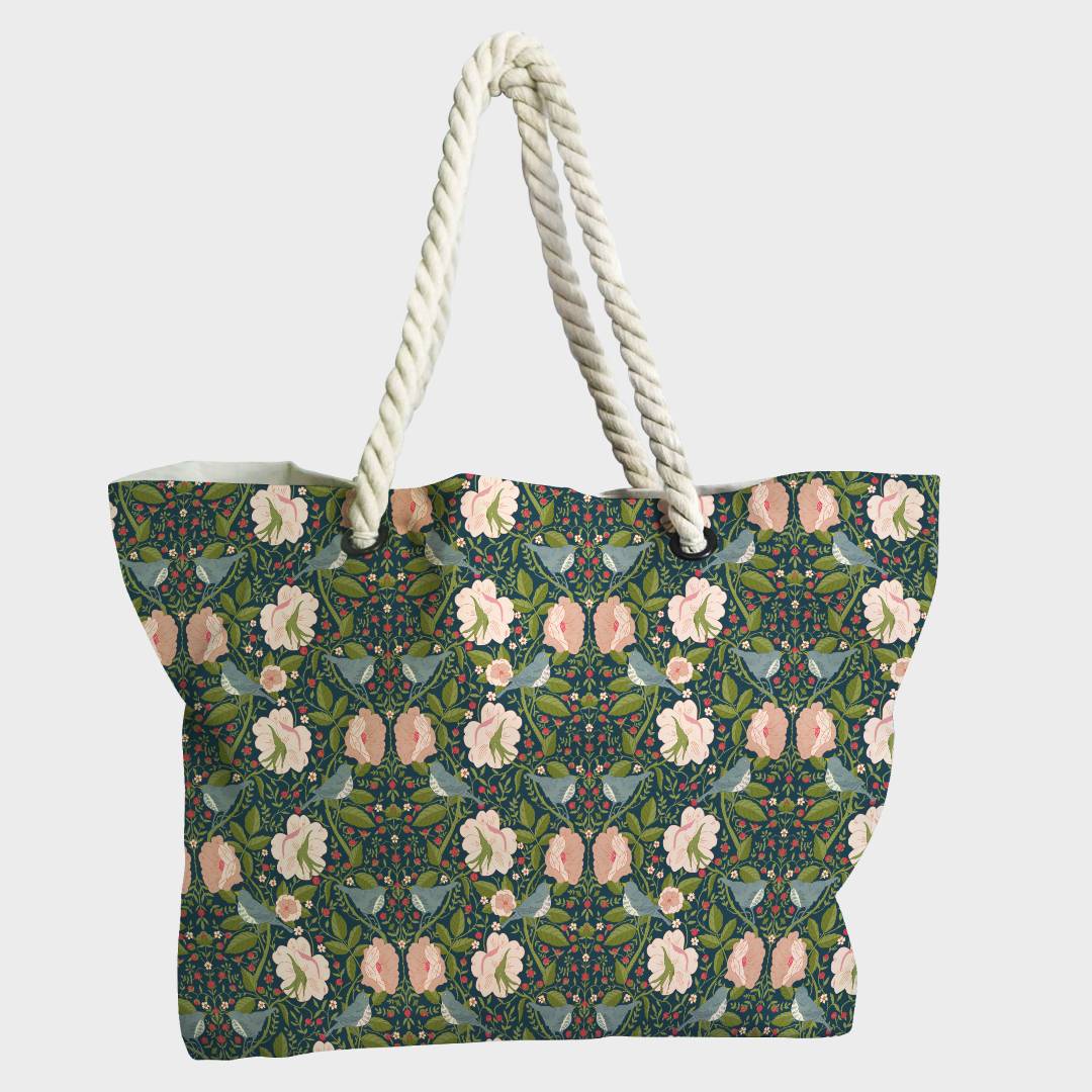 Strawberry Thief Navy Fabric