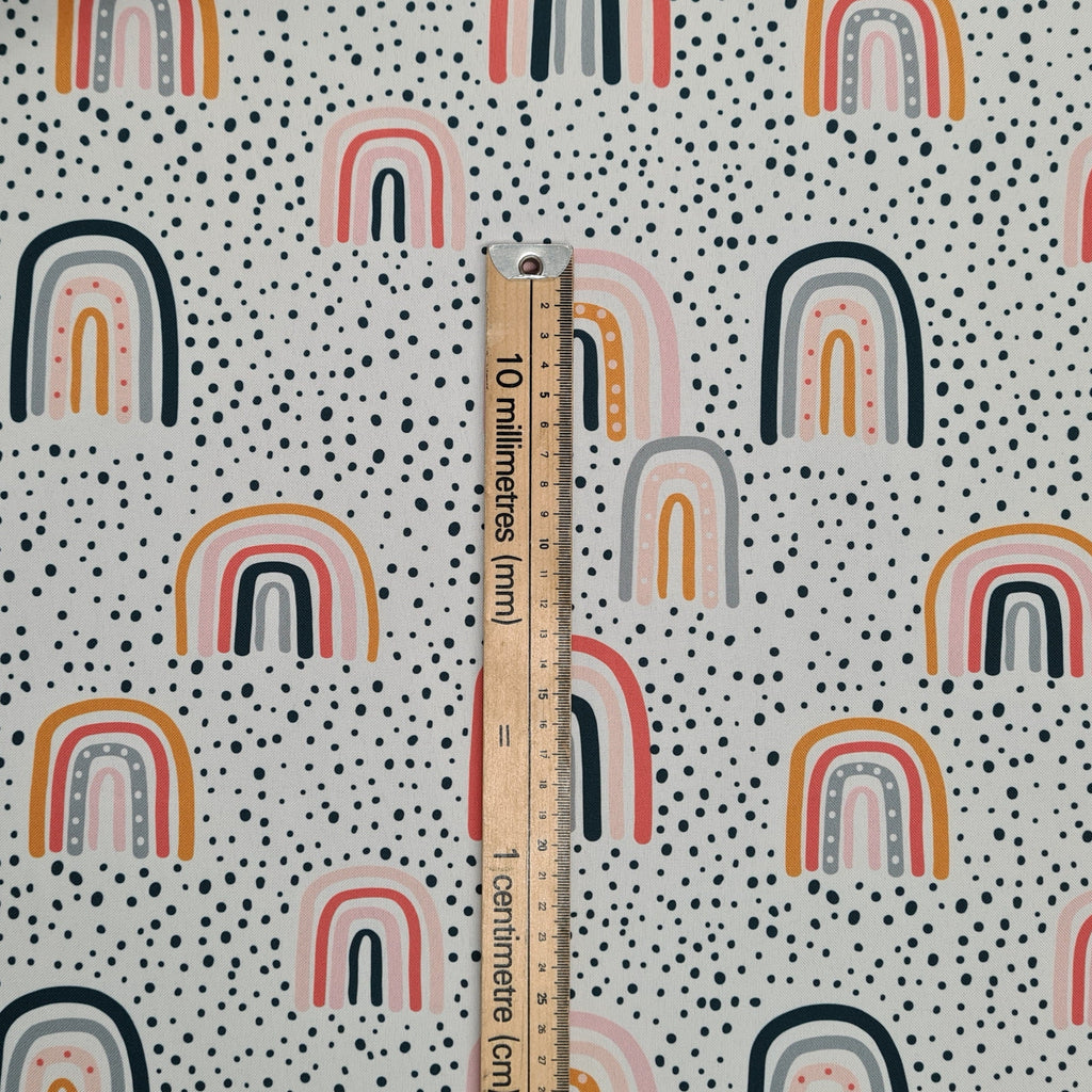 Spotty Rainbows Fabric