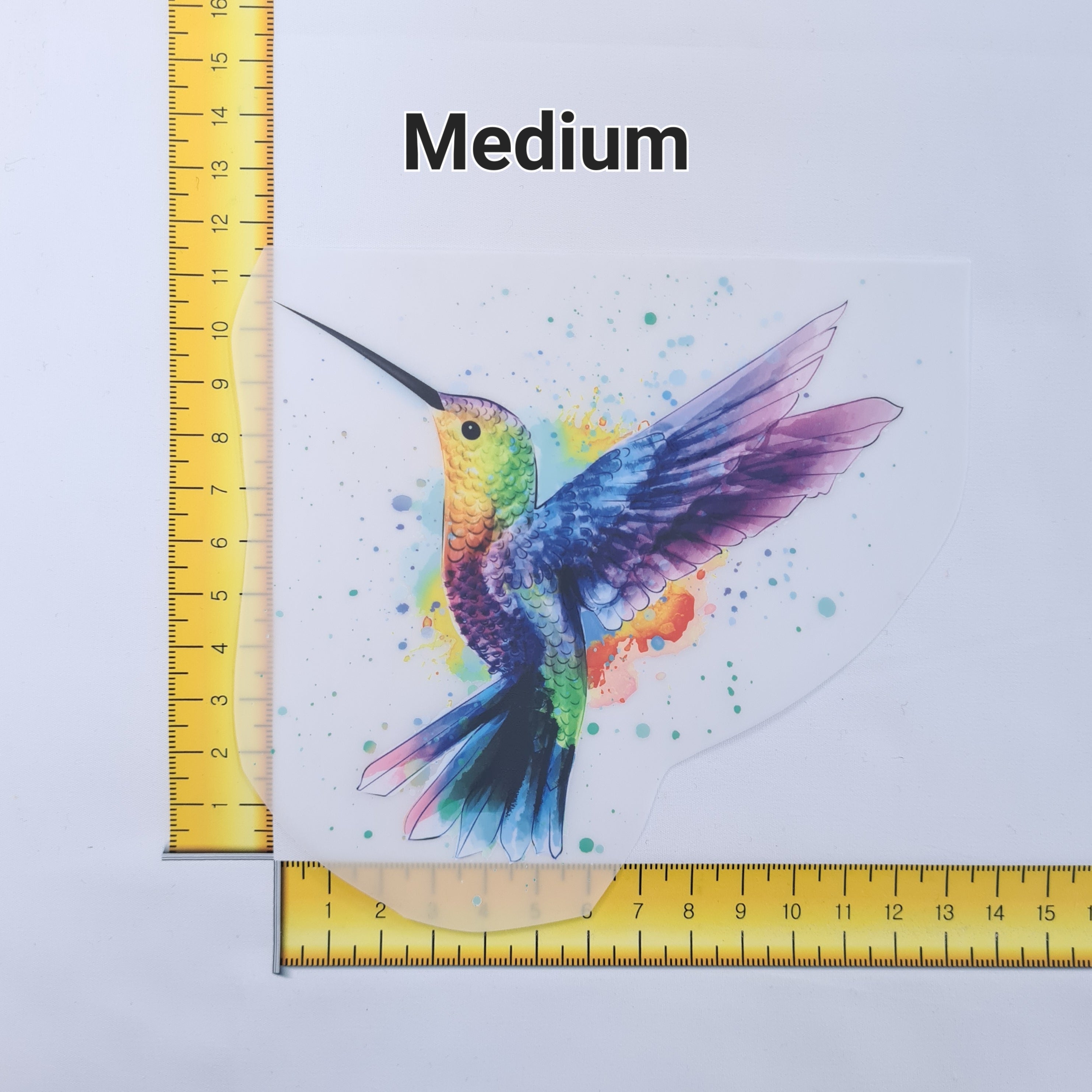 Hummingbird Iron on fabric heat transfer DTF-4