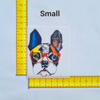 Cool Bulldog Iron on fabric heat transfer DTF-5