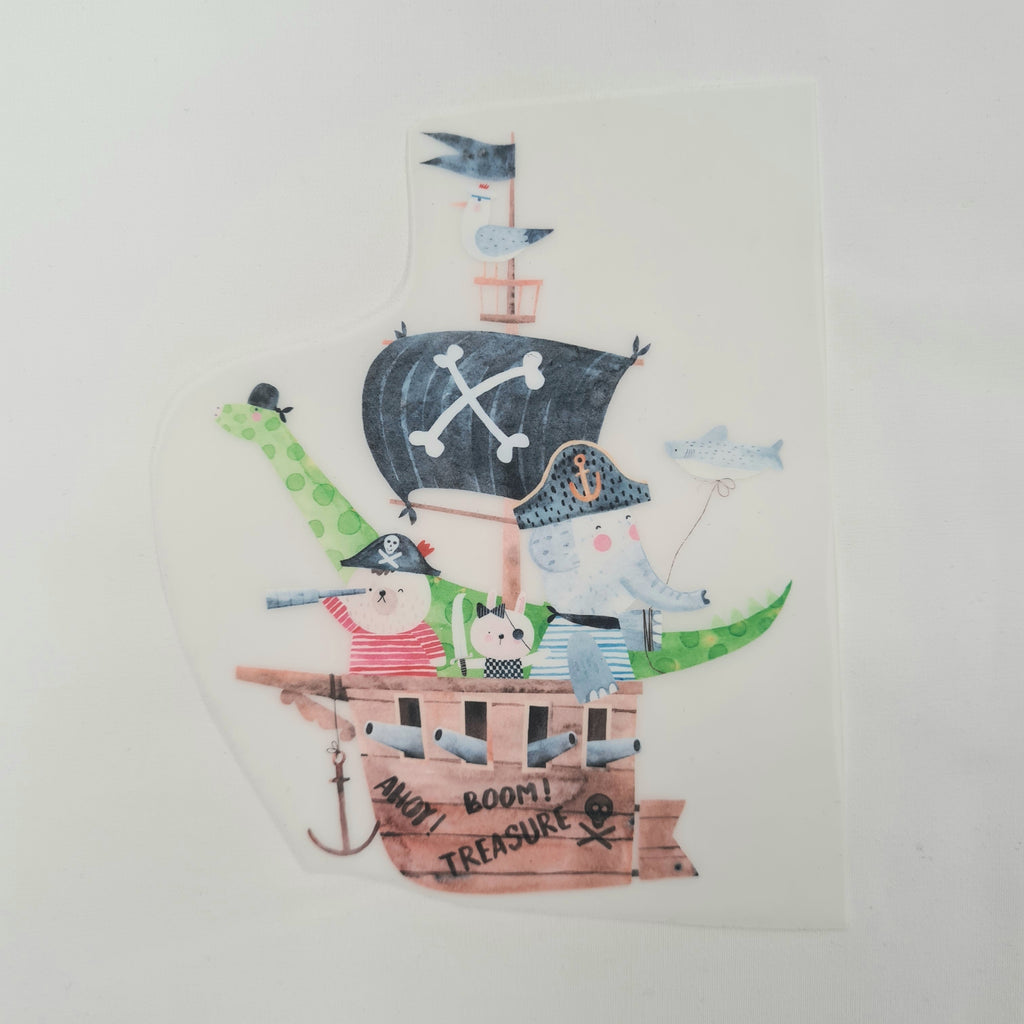 Sea Adventure Iron on fabric heat transfer DTF-8