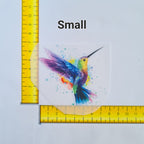 Hummingbird Iron on fabric heat transfer DTF-4