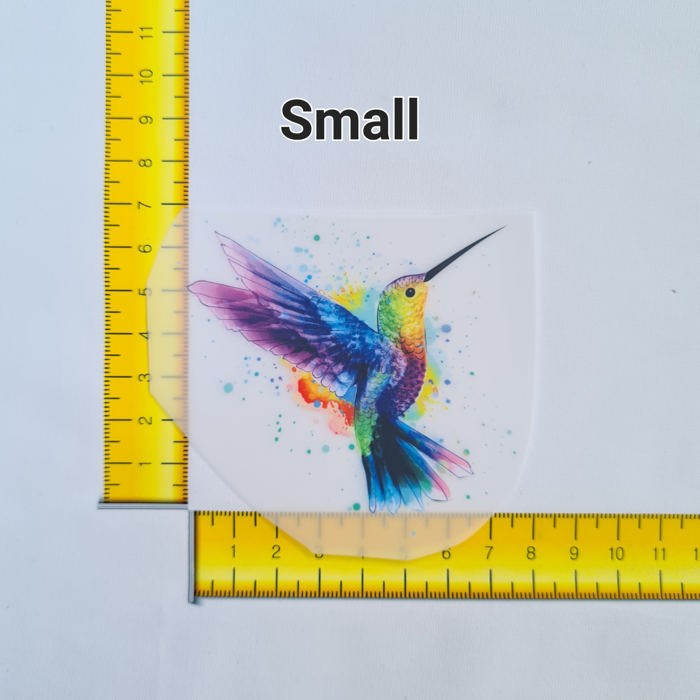 Hummingbird Iron on fabric heat transfer DTF-4