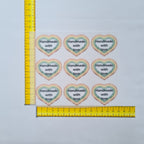 Handmade with Love Iron on fabric heat transfer DTF-15