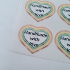 Handmade with Love Iron on fabric heat transfer DTF-15
