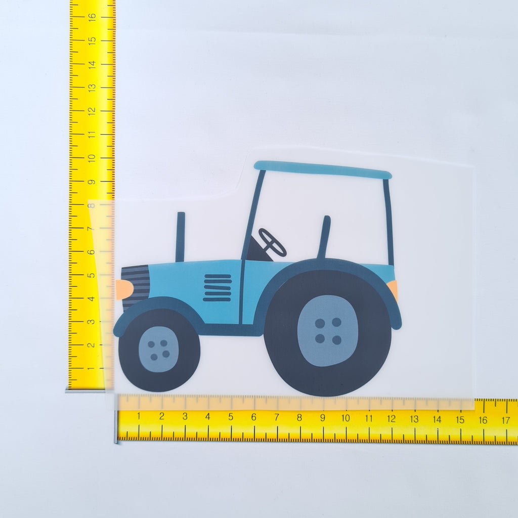 Tractor Green Iron on fabric heat transfer DTF-21