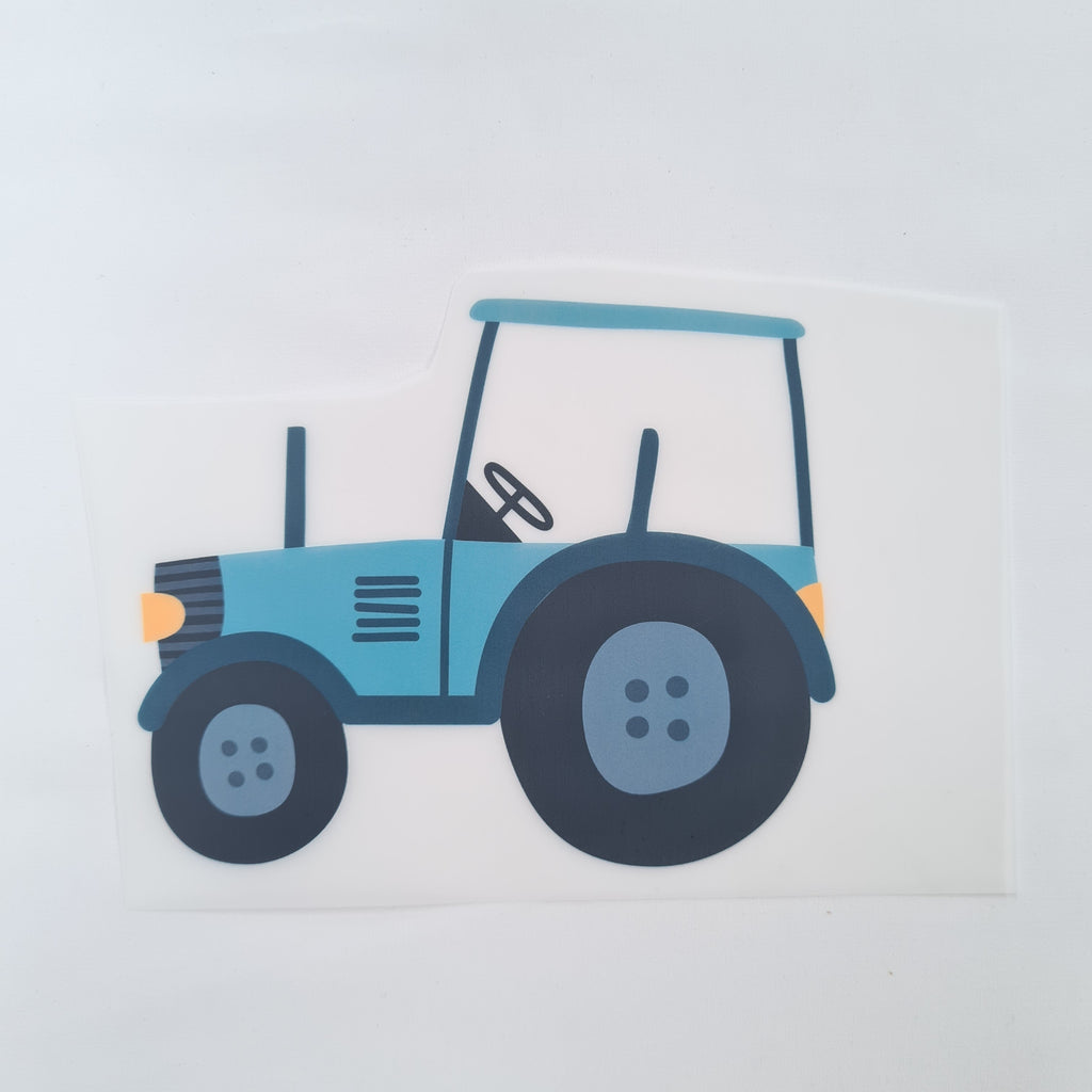 Tractor Green Iron on fabric heat transfer DTF-21