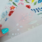Meadow Flowers A4 Mix Iron on fabric heat transfer DTF-46