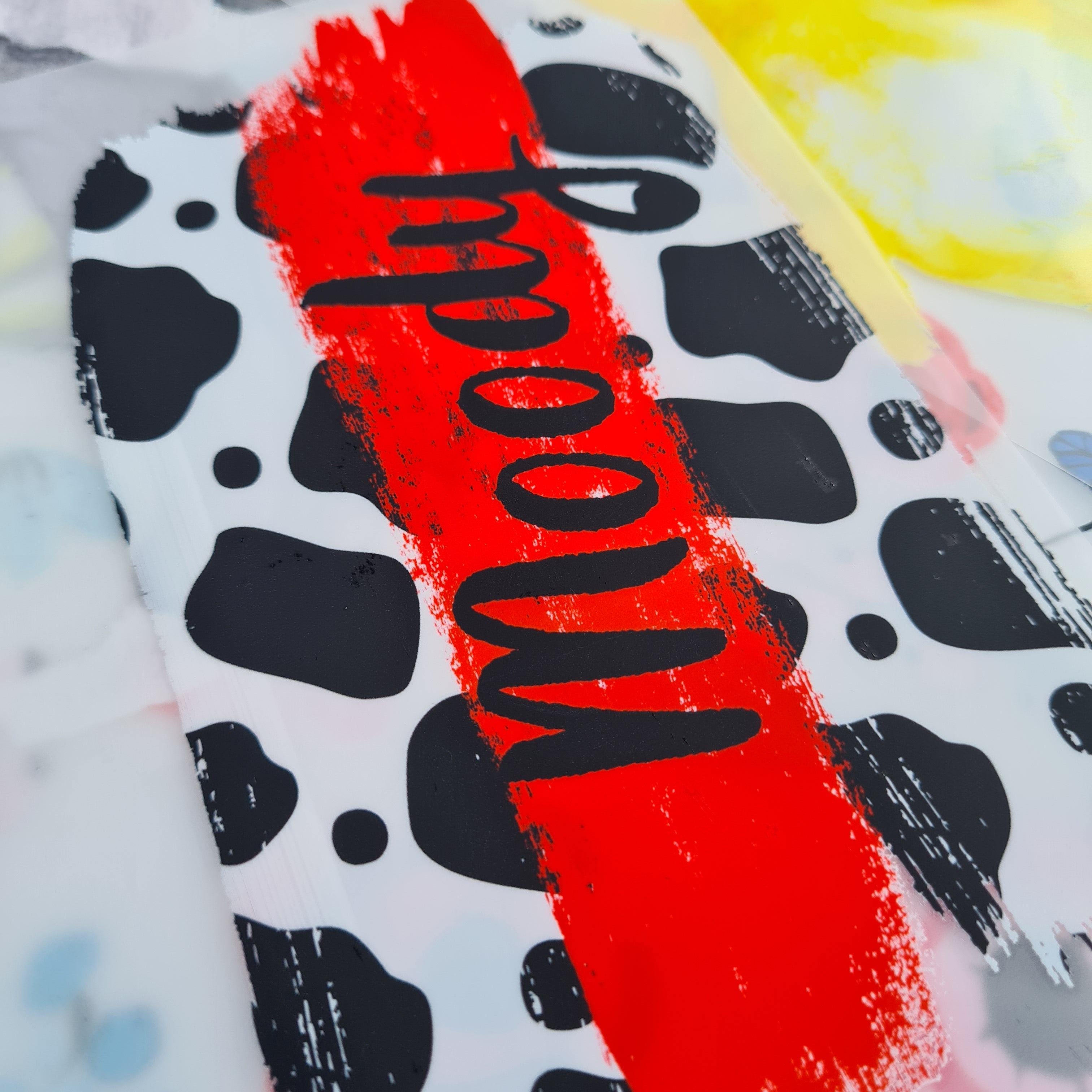Custom Print Iron on fabric heat transfer DTF PYO