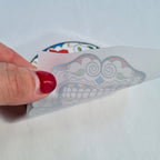 Sugar Skull Iron on Fabric Heat Transfer DTF-71
