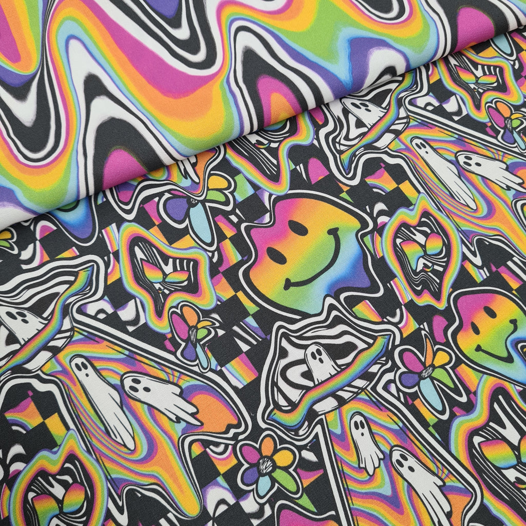 Trippy Ghost Fabric