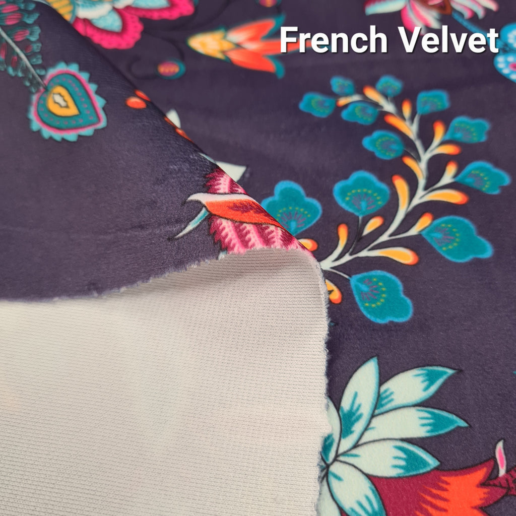 Print Your Own Design on French Velvet - PYO
