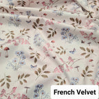 Woodland Flowers Cream Fabric