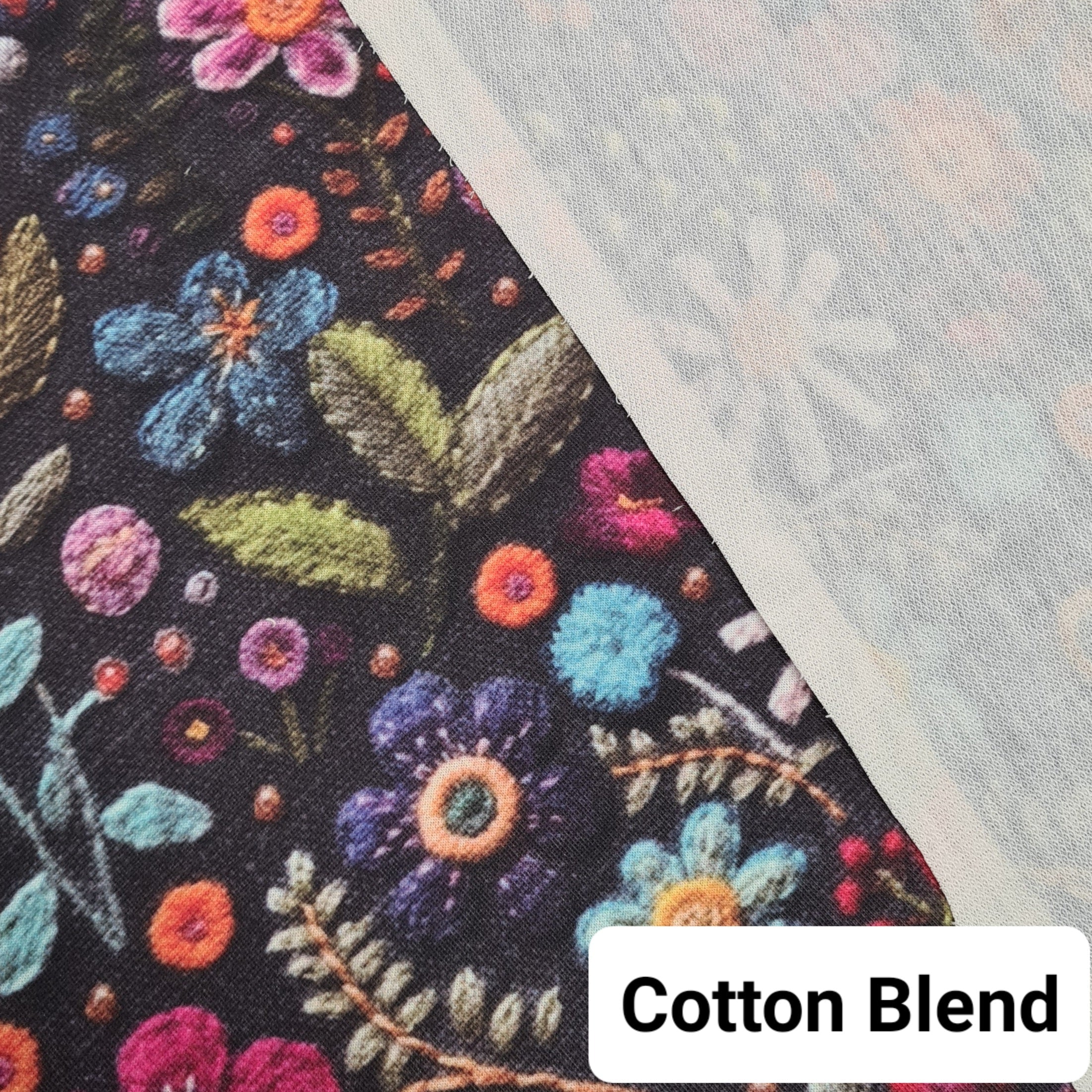 Felicia Floral Embroidery Fabric