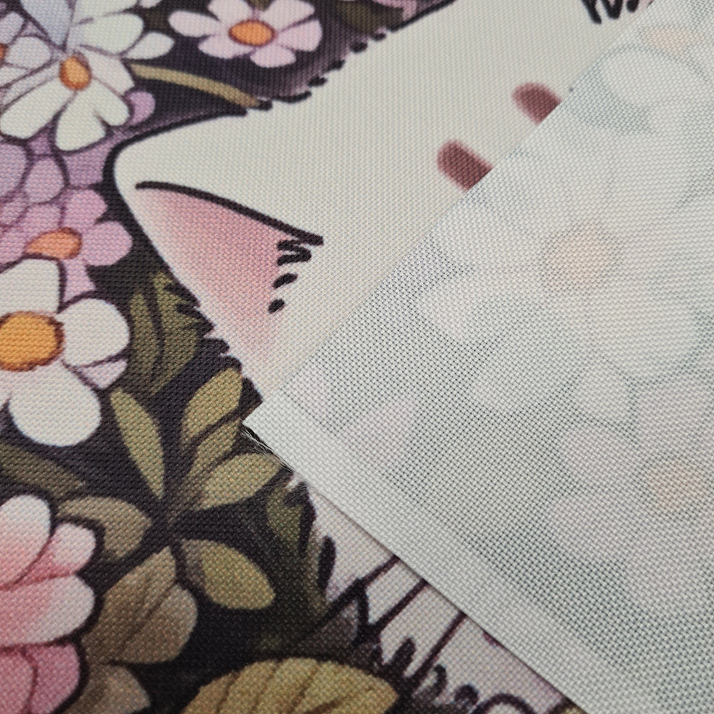TOTE Cat Garden Fabric Bag Panel