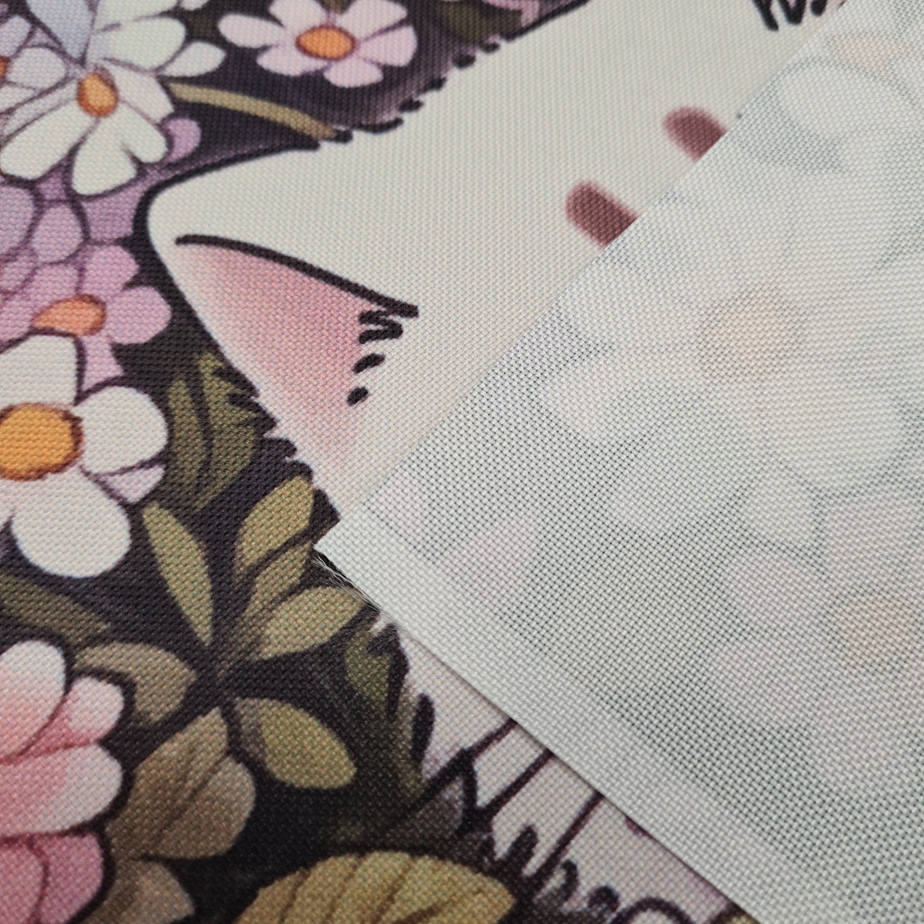 TOTE Cat Garden Fabric Bag Panel