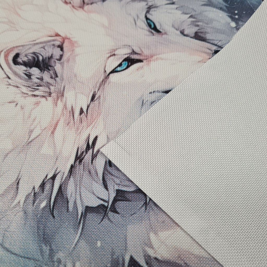 TOTE White Wolf Tote Fabric Bag Panel
