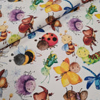 Happy Bugs Fabric
