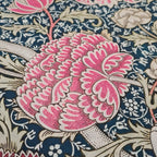 CUSHION Fabric Panel William Morris Pink Flowers