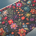 Felicia Floral Embroidery Fabric