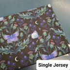 Moonlight Thistle Dark Fabric