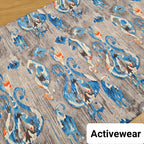Cloudy Ikat Fabric