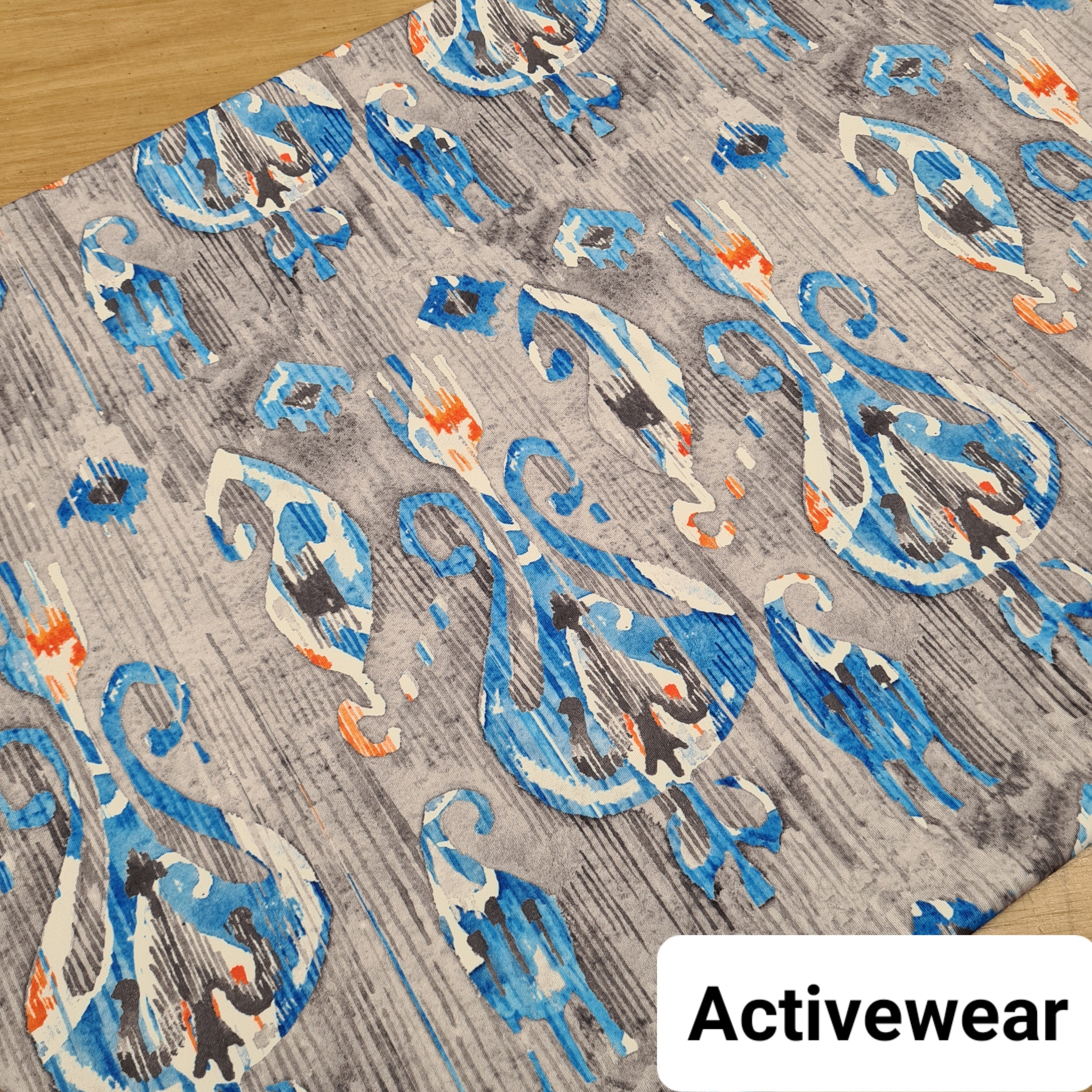 Cloudy Ikat Fabric