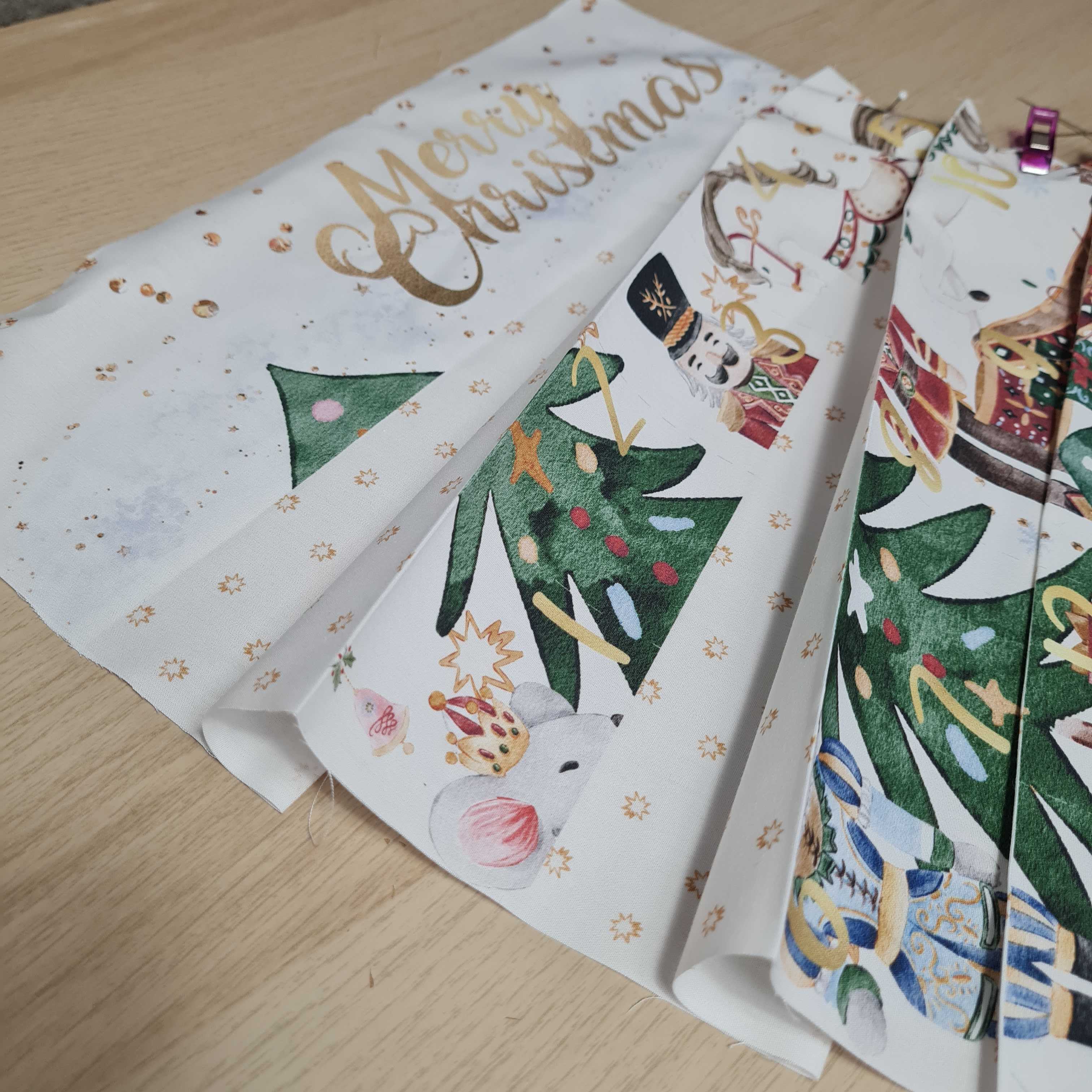 Nutcracker Advent Calendar Panel Set
