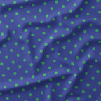 Polka Dot Green and Blue fabric