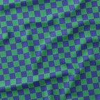 Check Green and Blue fabric