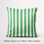 Stripe Cream and Green fabric, 45cm view