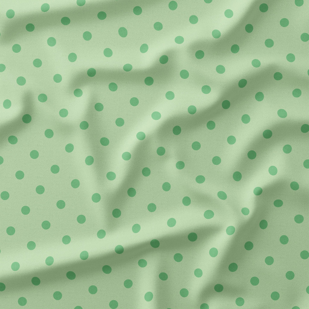 Polka Dot Mint fabric