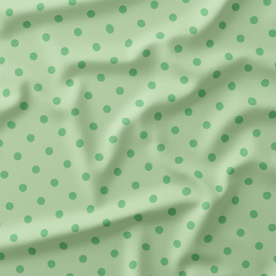 Polka Dot Mint fabric