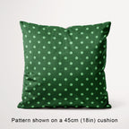 Polka Dot 0.5in Mint and Dark Green Fabric
