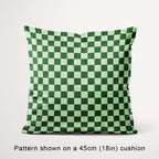 Check 1in Mint and Dark Green Fabric
