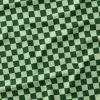 Check 1in Mint and Dark Green Fabric
