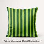 Stripe 1in Lime and Dark Green Fabric