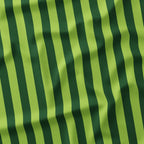 Stripe 1in Lime and Dark Green Fabric