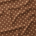 Polka Dot Brown and Beige fabric