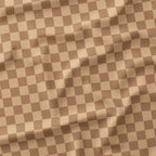 Check Beige fabric