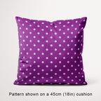 Polka Dot Lilac and Purple fabric, 45cm view