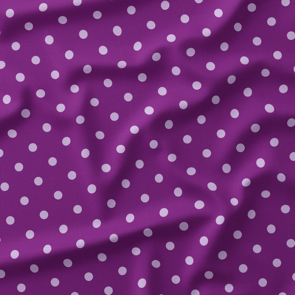 Polka Dot Lilac and Purple fabric