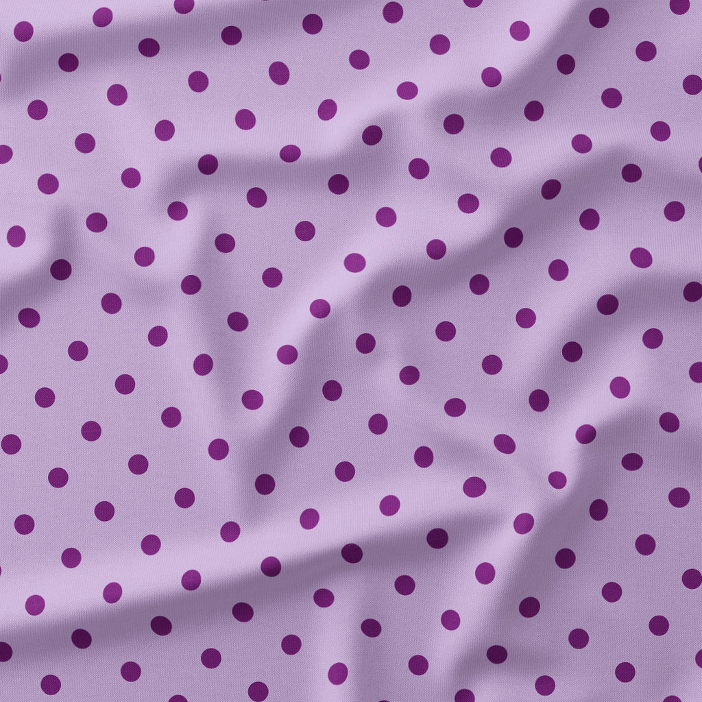 Polka Dot Purple and Lilac fabric