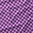 Check Lilac and Purple fabric